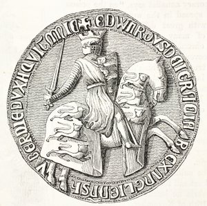 Reverso del Gran Sello de Eduardo I de English School