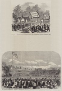 Revista de los Voluntarios de Fusileros de Lancashire en Knowsley Park