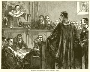 Richard Baxter ante el juez Jeffreys, 1685 de English School