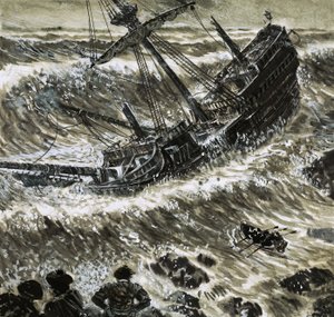 Richard Chancellor fue golpeado por los mares