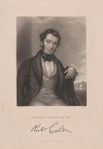 Richard Cobden, c.1843 (grabado) de English School