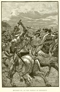 Ricardo III en la Batalla de Bosworth