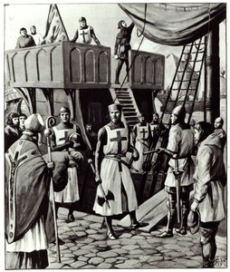 Ricardo I zarpa hacia Tierra Santa, 1939 de English School