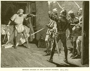 Ricardo asaltado por los soldados austríacos de English School