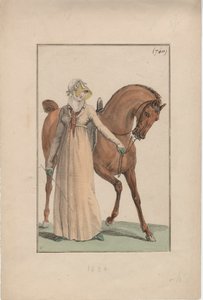 Vestido de montar, c.1806 de English School