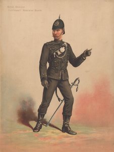 Brigada de Fusileros, Teniente, Orden de Marcha de English School