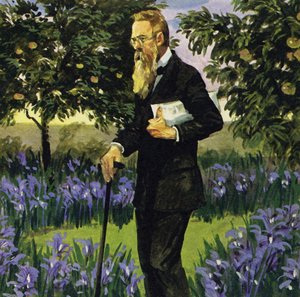 Rimsky-Korsakov sufrió un ataque al corazón pero se recuperó lo suficiente para caminar en su jardín de English School