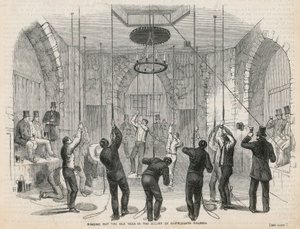 Despedida del Año Viejo en el Campanario de la Iglesia de Cripplegate de English School