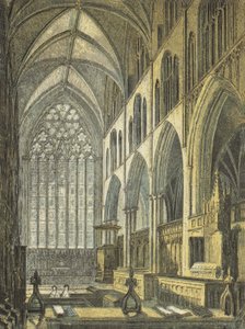 Catedral de Ripon, Vista del Coro de English School