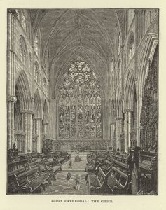 Catedral de Ripon, el Coro de English School