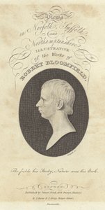 Robert Bloomfield, poeta, retrato de English School