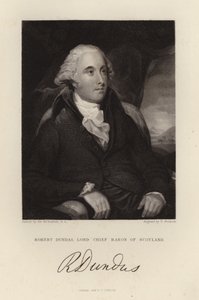 Robert Dundas Lord Jefe Barón de Escocia