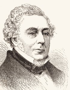 Robert Stephenson, de La Historia Nacional y Doméstica de Inglaterra por William Hickman Smith Aubrey (1858-1916) publicada en Londres, c.1890 de English School