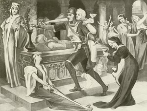 Roberto el Diablo, Acto III escena iii (grabado) de English School
