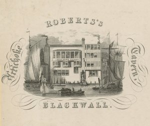 Taberna Artichoke de Roberts, Blackwall, Londres de English School
