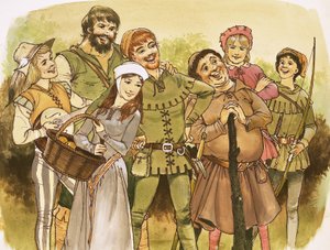 Robin Hood y sus alegres compañeros de English School