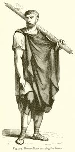 Lictor romano con fasces de English School