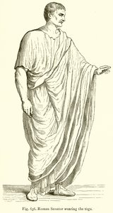 Senador romano con toga de English School