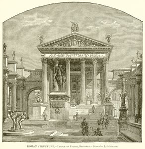 Estructura romana.--Templo de Palas, restaurado