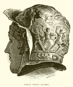 Casco votivo romano de English School