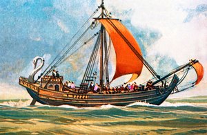 Barco de carga romano de English School