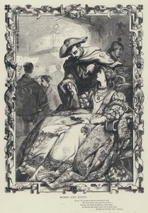 Romeo y Julieta, Acto i, Escena 5 (grabado) de English School
