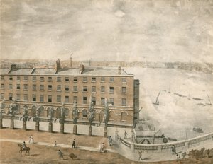 Vista desde la azotea de Londres y el Río Támesis de English School