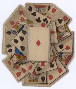 Rondel de cartas de juego de English School