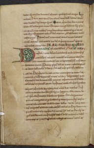 Real 13. A.XI, f.59vInicial D.De temporum ratione.Bede el VenerableMiscellany of works on computus and astronomy.11th century-12th century