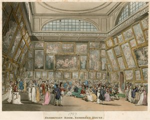 Real Academia: Sala de Exposiciones, Somerset House, Londres de English School