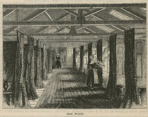 Hospital Royal Free, Londres: Sala de Enfermos