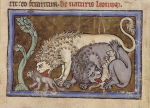 Royal MS 12 C XIX, f.6r Lions, from 