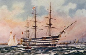 Cuartel naval real, Chatham: HMS Victory, buque insignia de Nelson en Trafalgar