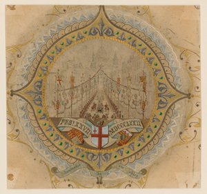 Procesión Real de la visita de Su Majestad a la Catedral de San Pablo, Londres, 27 de febrero de 1872