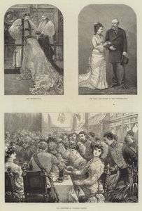 Boda real del príncipe Leopoldo y la princesa Helena (grabado) de English School