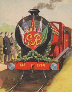 Tren real (litografia en color) de English School