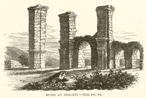 Ruinas en Filipos, Hechos, xvi de English School