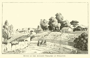 Ruinas del Antiguo Teatro en Siracusa de English School