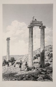 Ruinas del Templo de Apolo Branchidae, pub. 1863 de English School