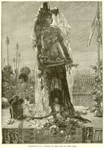 Sacrificio de una Virgen al Dios del Nilo de English School
