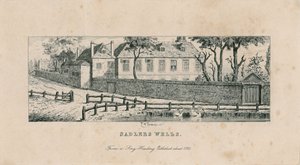 Sadlers Wells, antes de ser reemplazado por la Casa de Música y el Spa de English School
