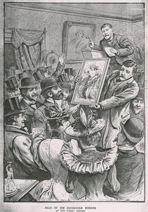 Venta de los efectos domésticos de Oscar Wilde en Tite Street
