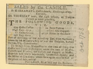 Ventas por la vela de English School