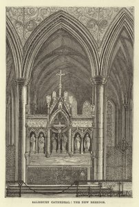 Catedral de Salisbury, el nuevo retablo de English School