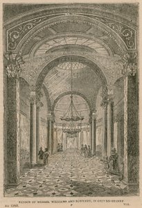 Salón de Williams y Sowerby, Oxford Street, Londres de English School