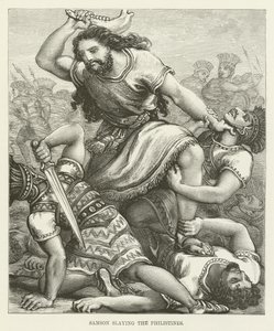 Sansón matando a los filisteos