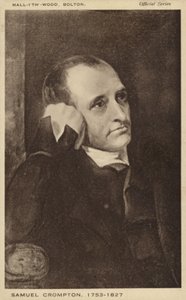 Samuel Crompton (1753-1827), inventor inglés de la mula de hilar (lito)