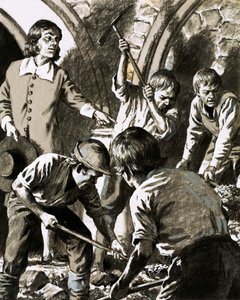 Samuel Pepys registró cómo intentó encontrar el tesoro escondido de Barkstead de English School