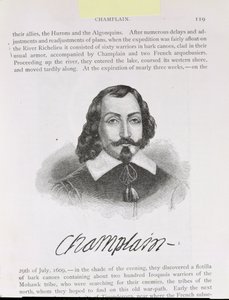 Samuel de Champlain, ilustración del Volumen IV de 