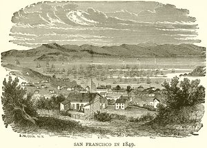 San Francisco en 1849 de English School